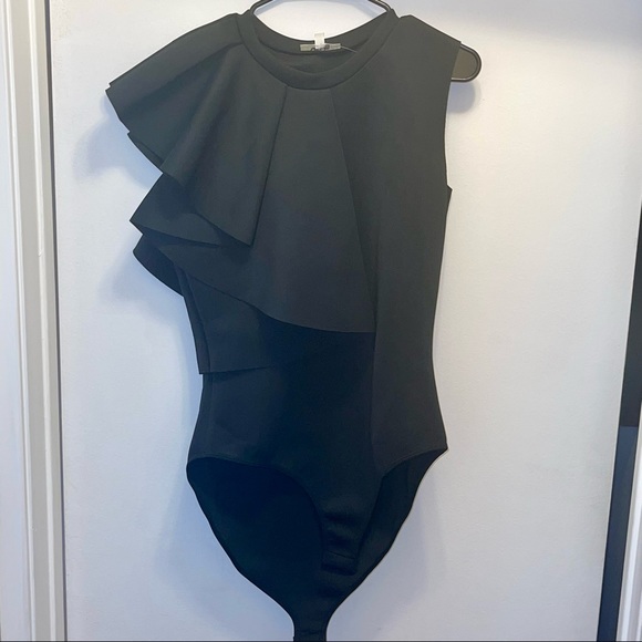 NWT GS Love RUFFLED Unique Bodysuit! 🖤⚫️🖤⚫️ - Picture 8 of 10